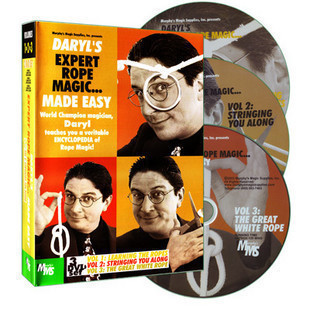 Expert Rope Magic Made Easy by Daryl vol.1-3  magi..